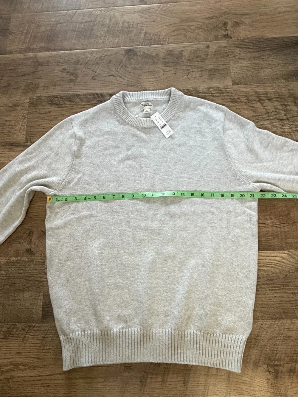 J.Crew Men’s Cotton Crewneck Sweater Gray NWT Size Medium